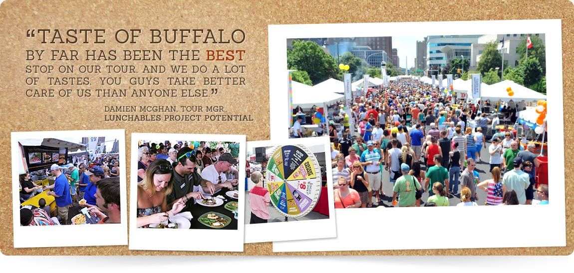 The Largest TwoDay Food Festival Taste of Buffalo Buffalo, New York