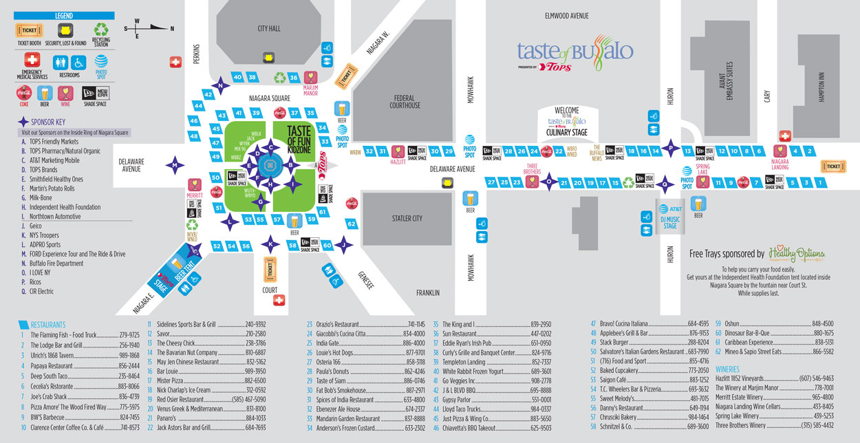 The Largest TwoDay Food Festival Taste of Buffalo Buffalo, New York